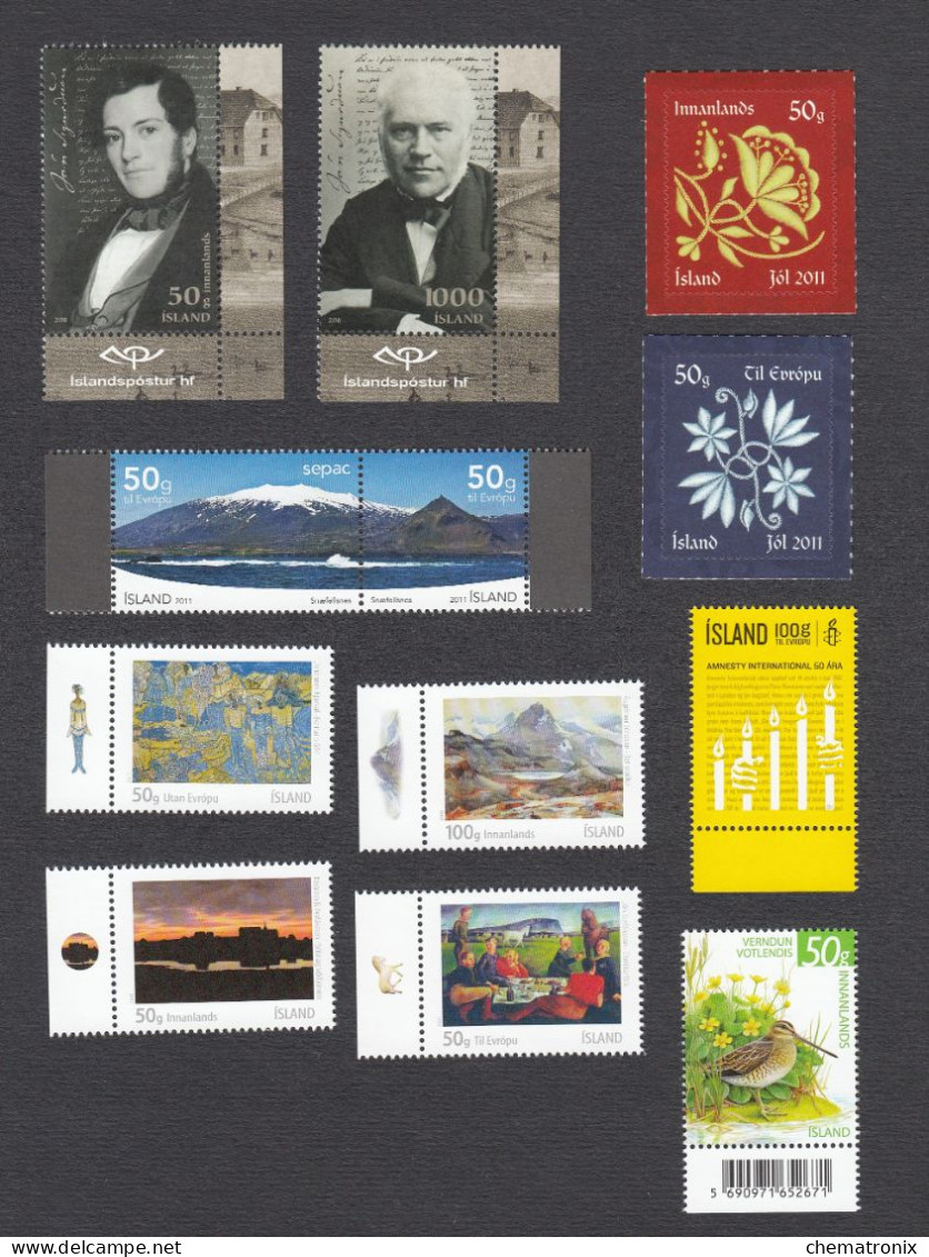 Island 2011 - Colección -  MNH ** - Años Completos