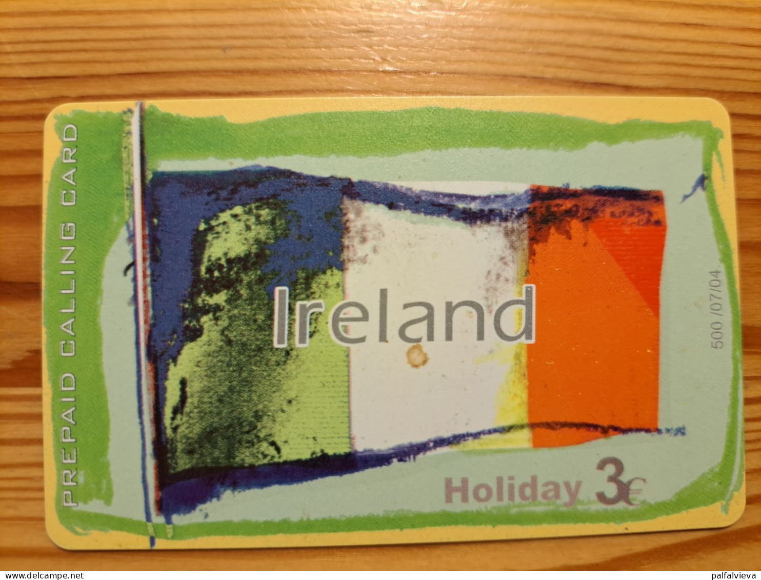 Prepaid Phonecard Greece, Animex - Flag, Ireland - Grèce