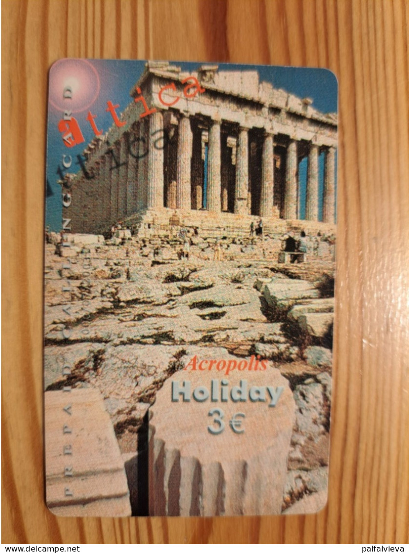 Prepaid Phonecard Greece, Animex - Acropolis - Greece
