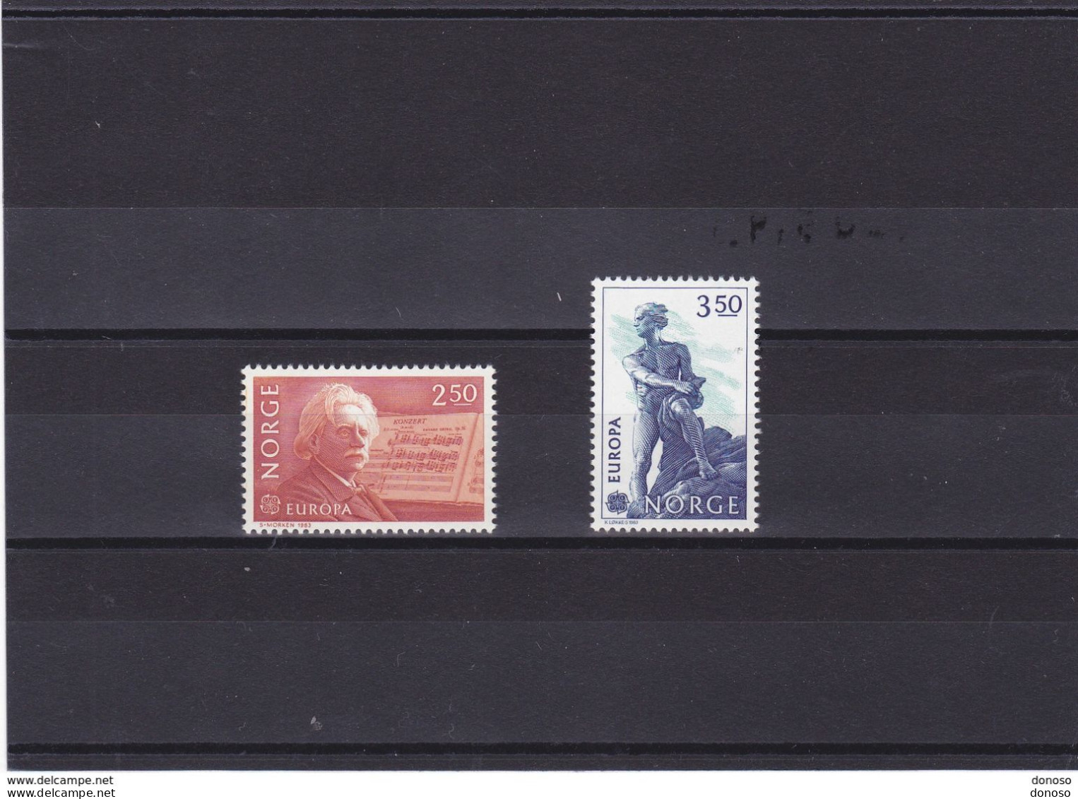 NORVEGE 1983 EUROPA Yvert 841-842, Michel 885-886 NEUF** MNH Cote 4,50 Euros - Nuevos