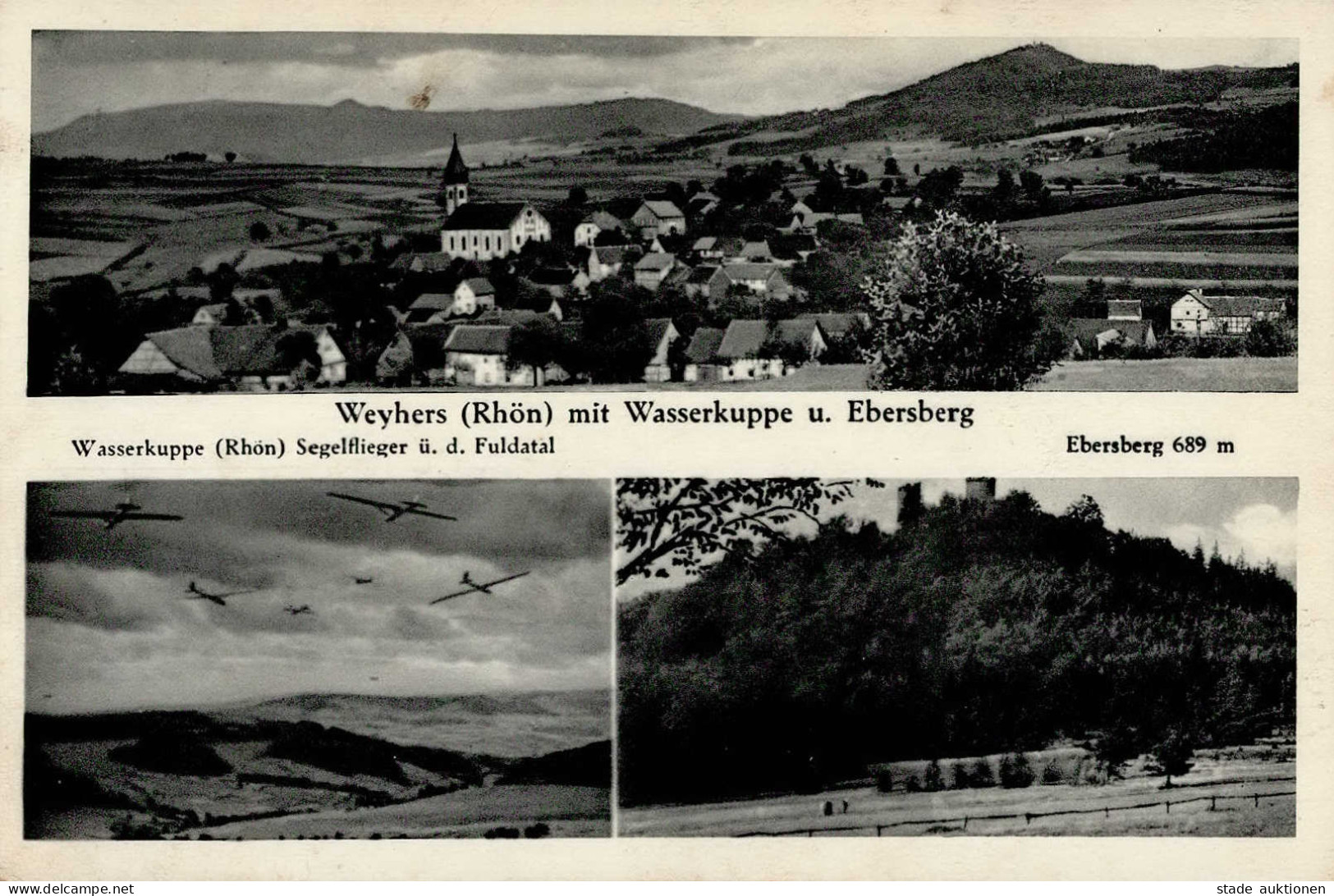 Weyhers (6408) Kirche I-II (fleckig) - Other & Unclassified