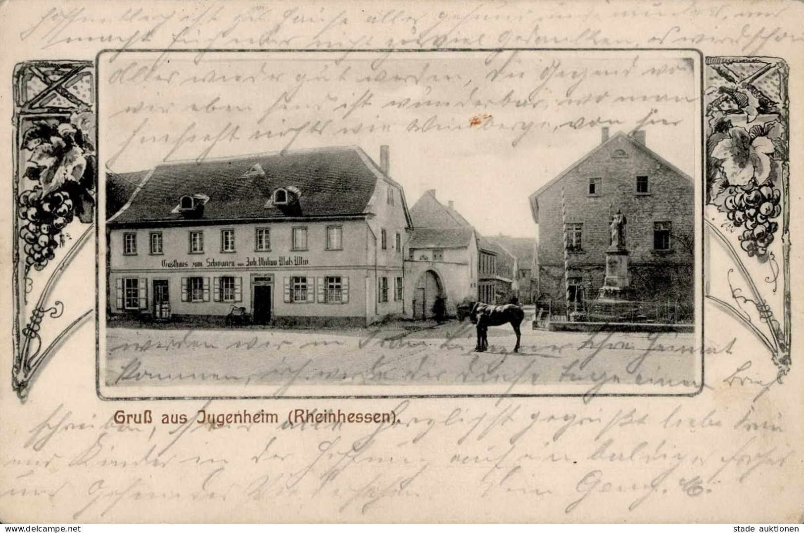 Jugenheim (6501) Gasthaus Zum Schwanen I-II - Andere & Zonder Classificatie