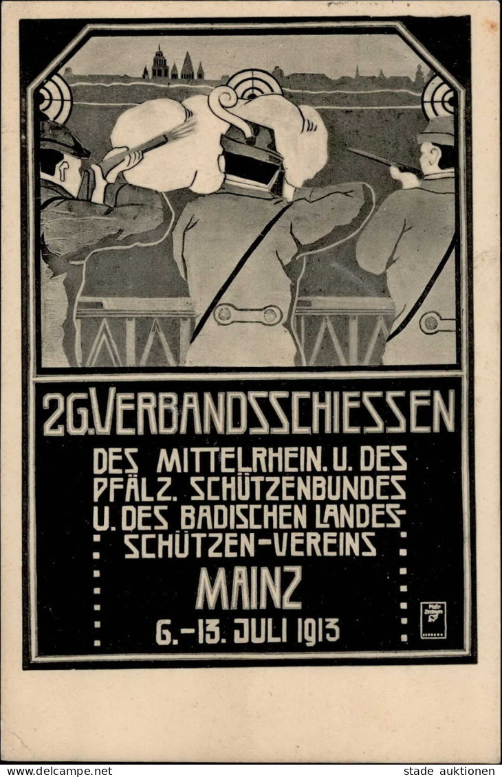 Mainz (6500) 26. Verbandsschießen Des Mittelrheinischen Und Des Pfälzischen Schützenbundes Und Des Badischen Landesschüt - Mainz