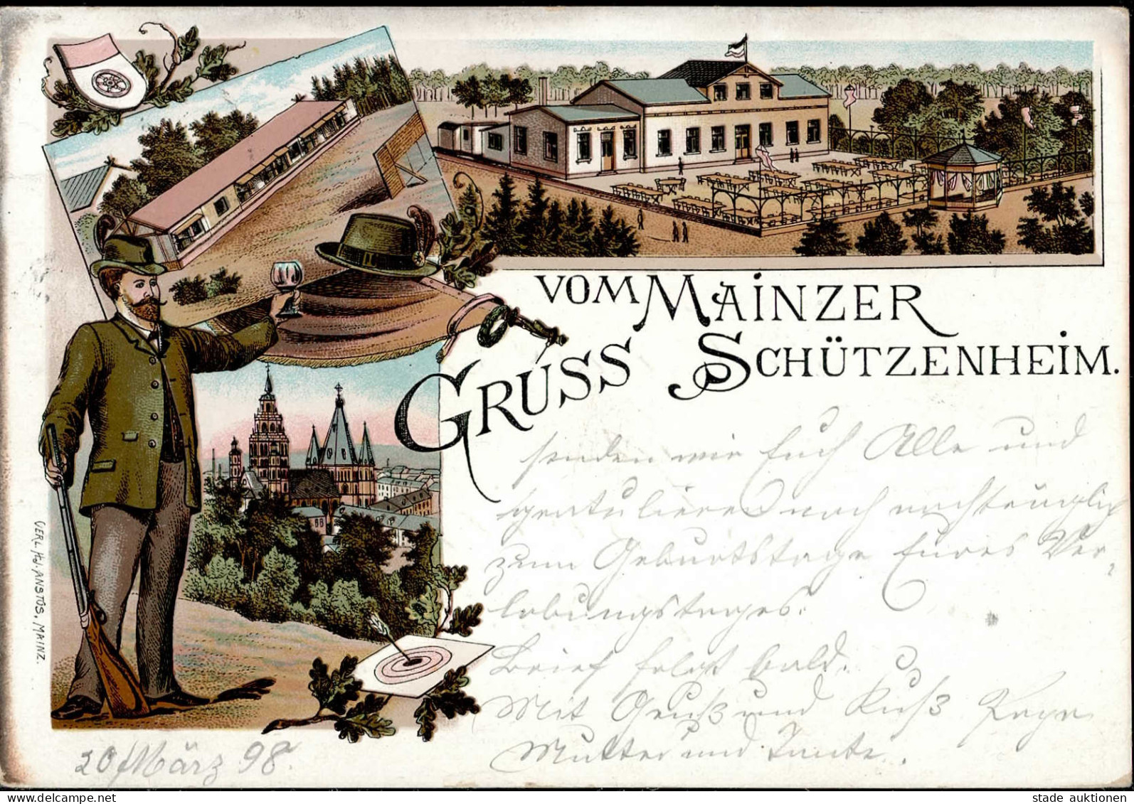 Mainz (6500) Schützenheim 1898 I- - Mainz