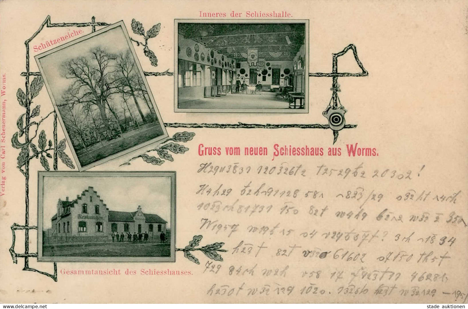 Worms (6520) Schützenhaus 1900 I - Other & Unclassified