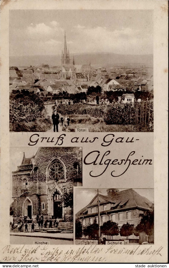 Gau-Algesheim (6535) Schule 1918 I- - Other & Unclassified