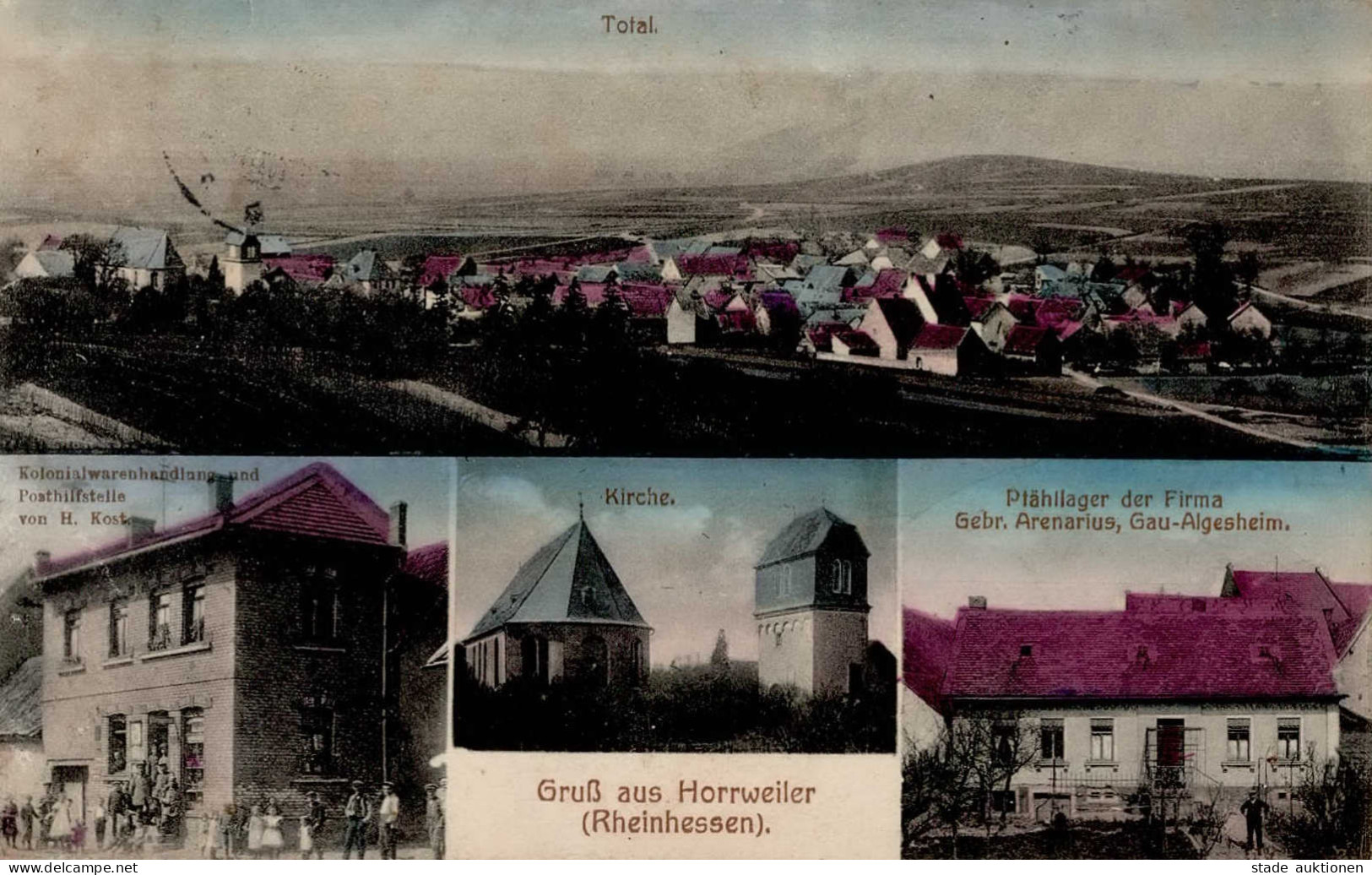 Horrweiler (6537) Kolonialwarenhandlung Kost II (Stauchungen, Marke Entfernt) - Other & Unclassified