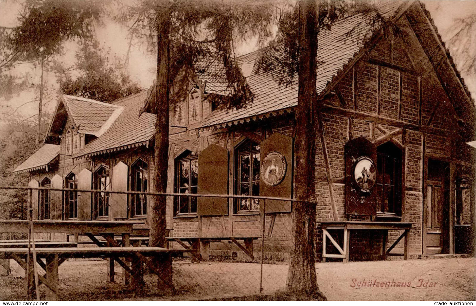 Idar Oberstein (6580) Schützenhaus 1914 I- - Autres & Non Classés