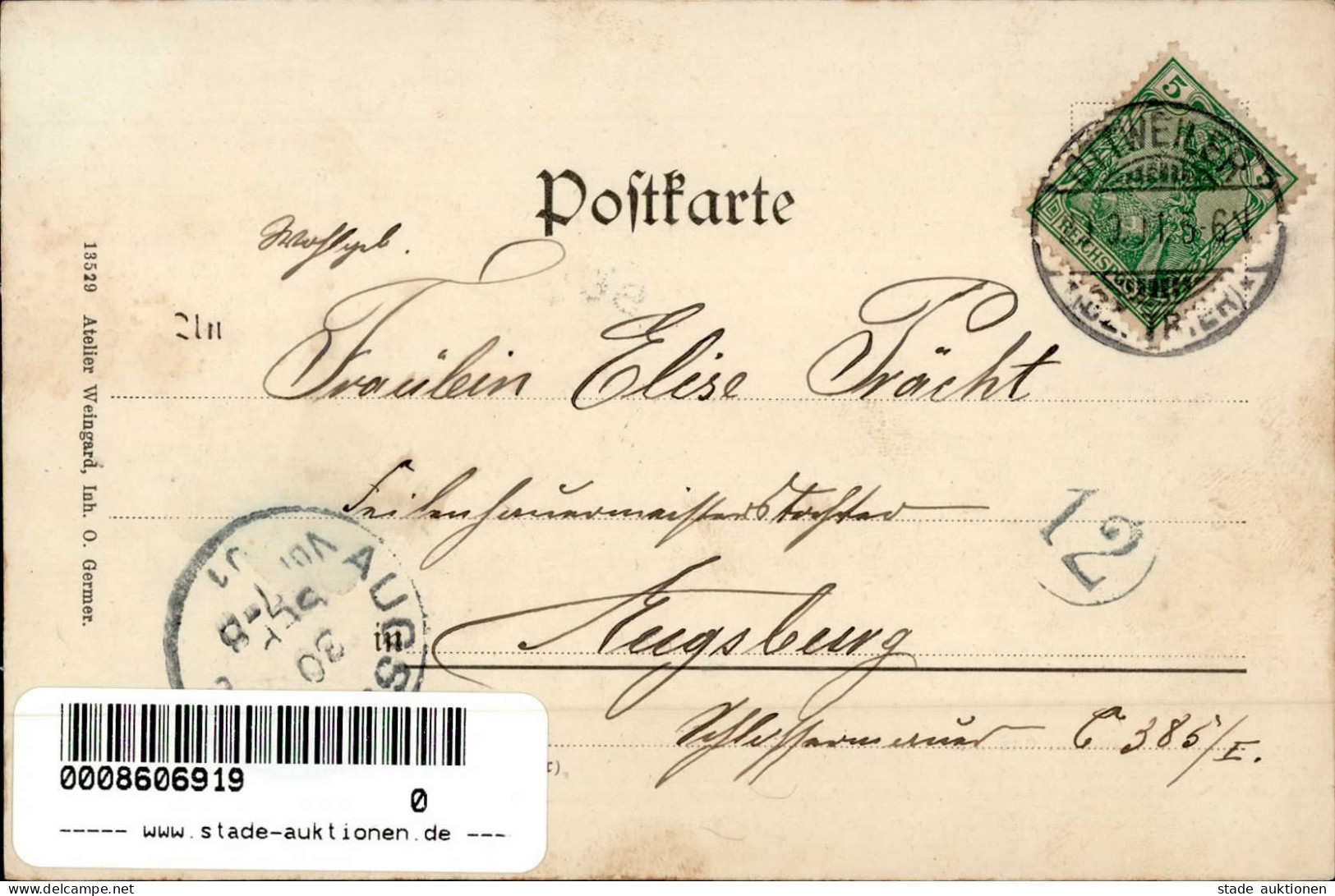 Ottweiler (6682) Victoriabrücke Kinder 1901 I-II (fleckig) - Other & Unclassified