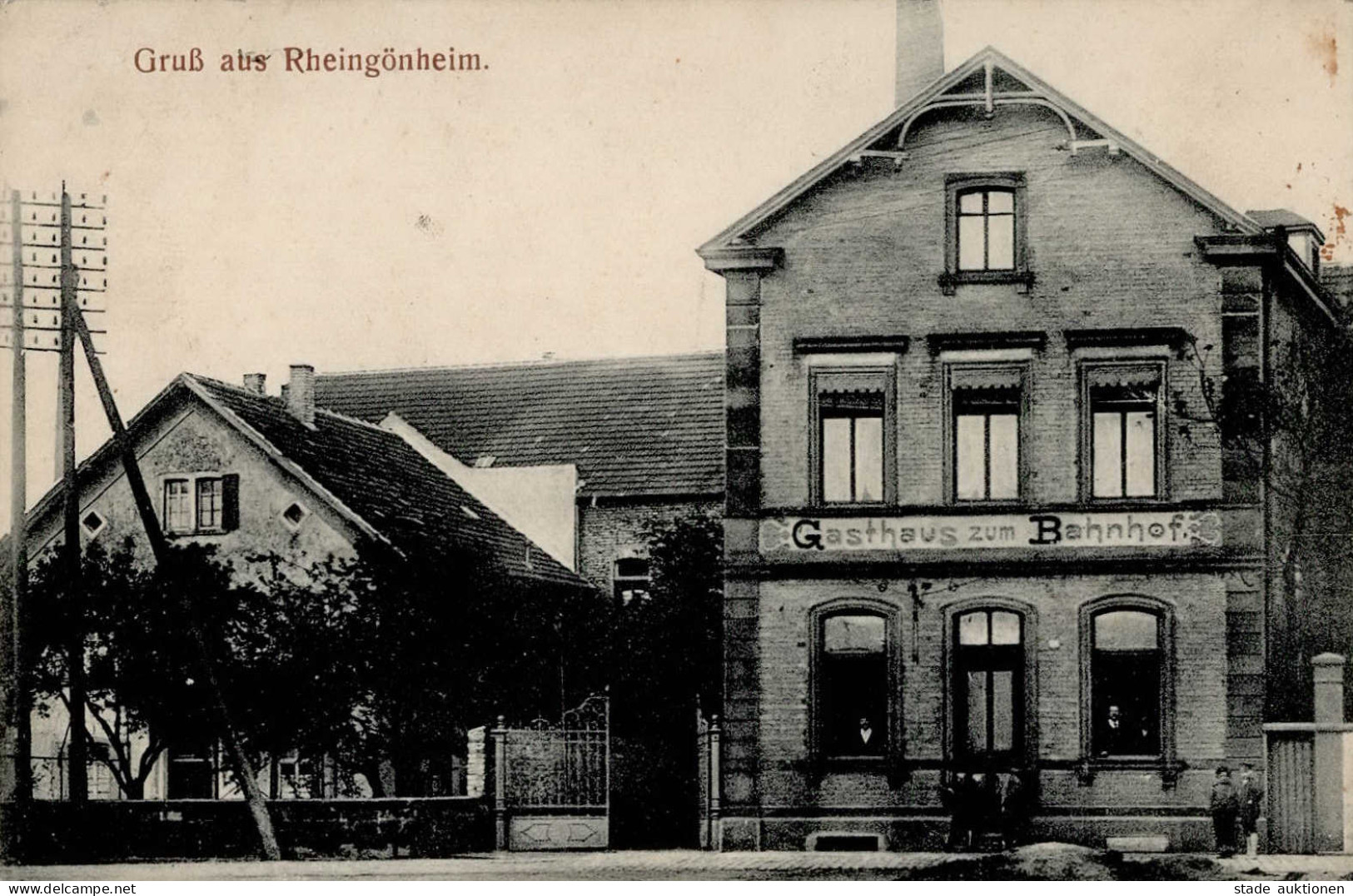 Rheingönheim (6700) Gasthaus Zum Bahnhof I- - Autres & Non Classés