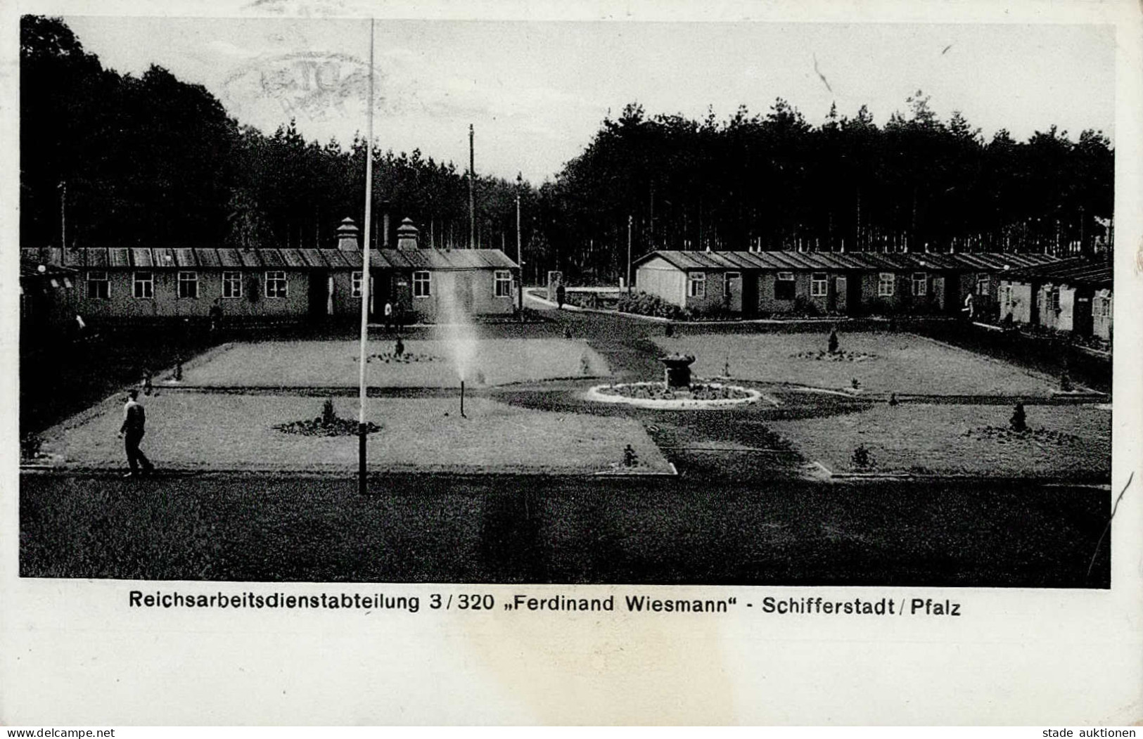 Schifferstadt (6707) RAD Abteilung 3/320 Sonderstempl II (fleckig VS) - Other & Unclassified