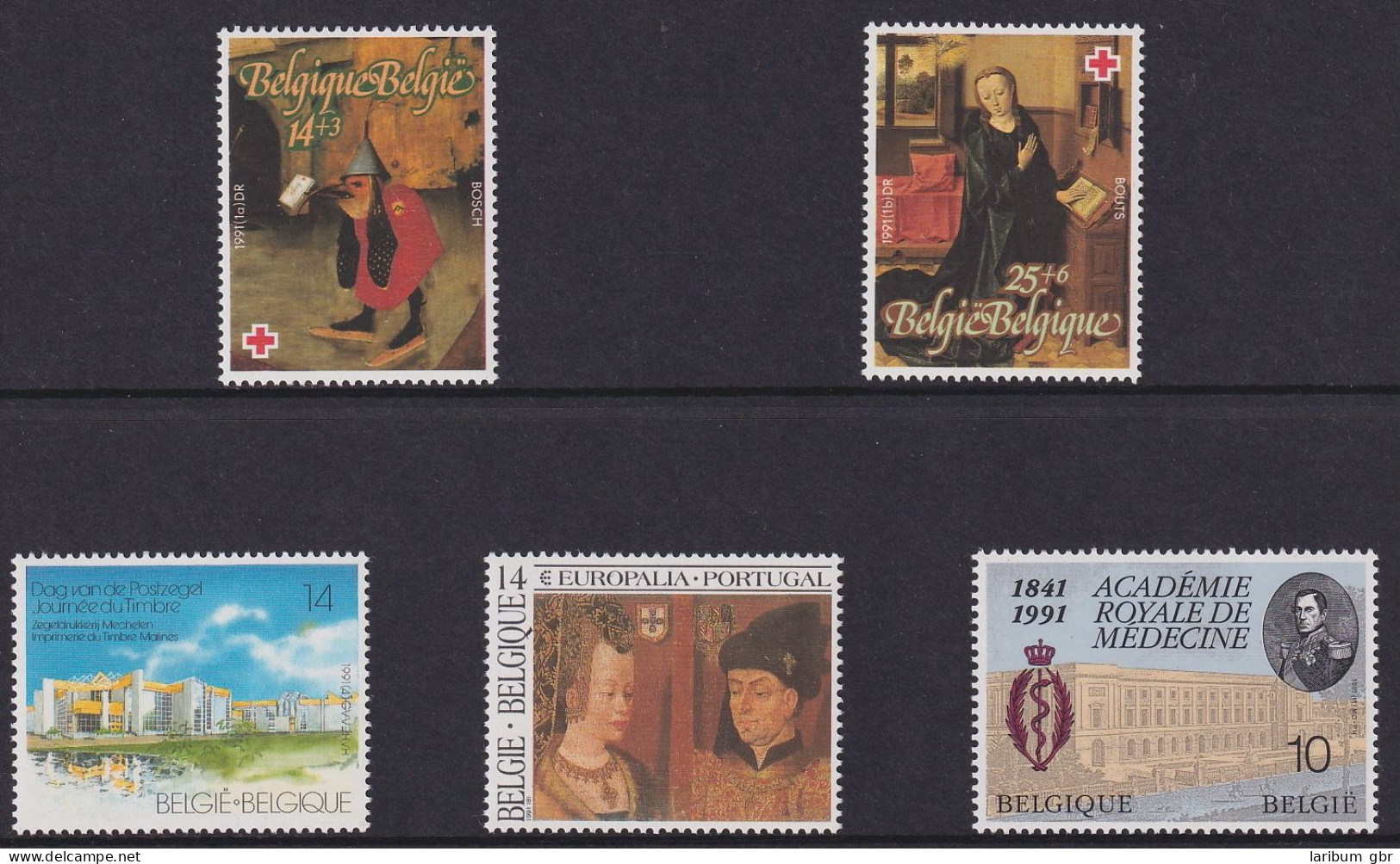 Belgien Jahrgang 1991 Mit 2450-2490 Postfrisch Im Folder Inkl 2 MH #NK574 - Andere & Zonder Classificatie