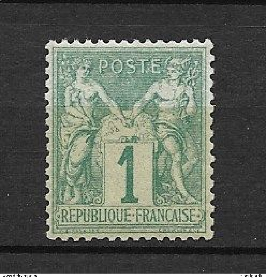 France  No 61 , Type 1 , Neuf , ** , Sans Charniere , Tres Bien Centré, Et Signé Calves , Superbe . - 1876-1878 Sage (Type I)