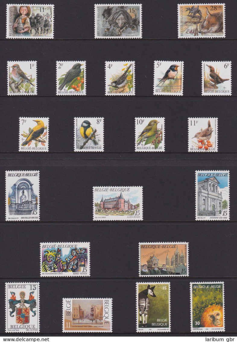 Belgien Jahrgang 1992 Mit 2491-2540 Postfrisch Im Folder Inkl 1 MH #NK575 - Autres & Non Classés