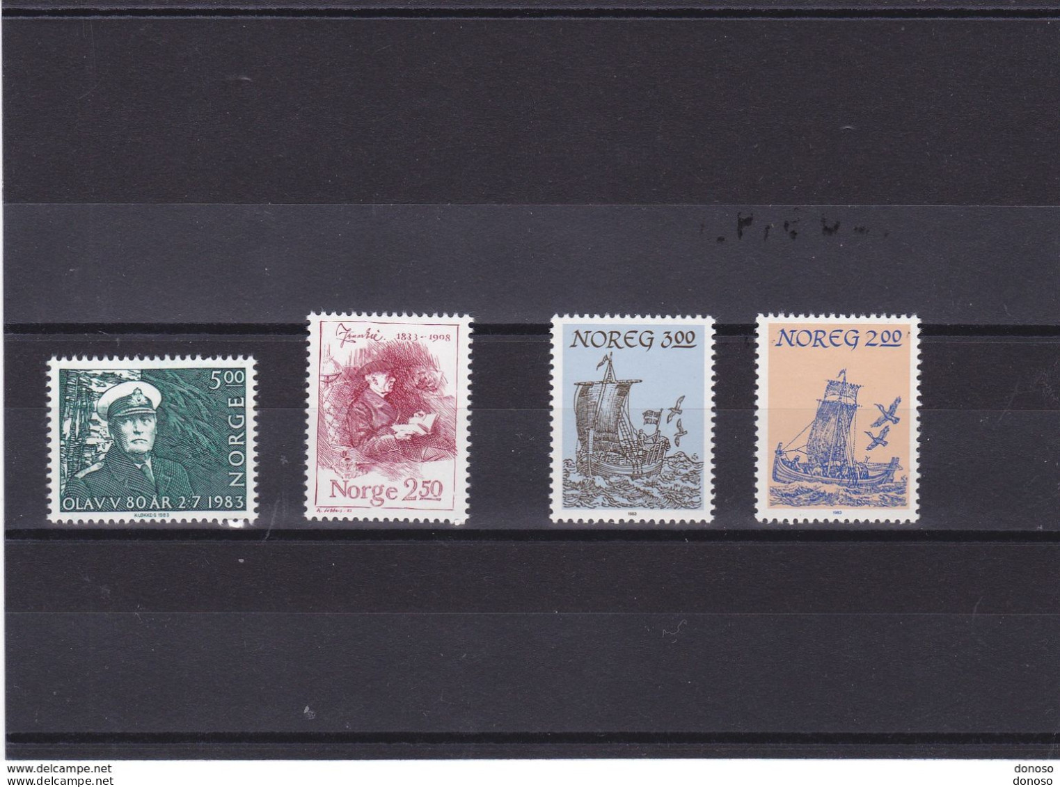 NORVEGE 1983 Yvert 845 + 846 + 847-848 NEUF** MNH Cote 6,50 Euros - Ungebraucht