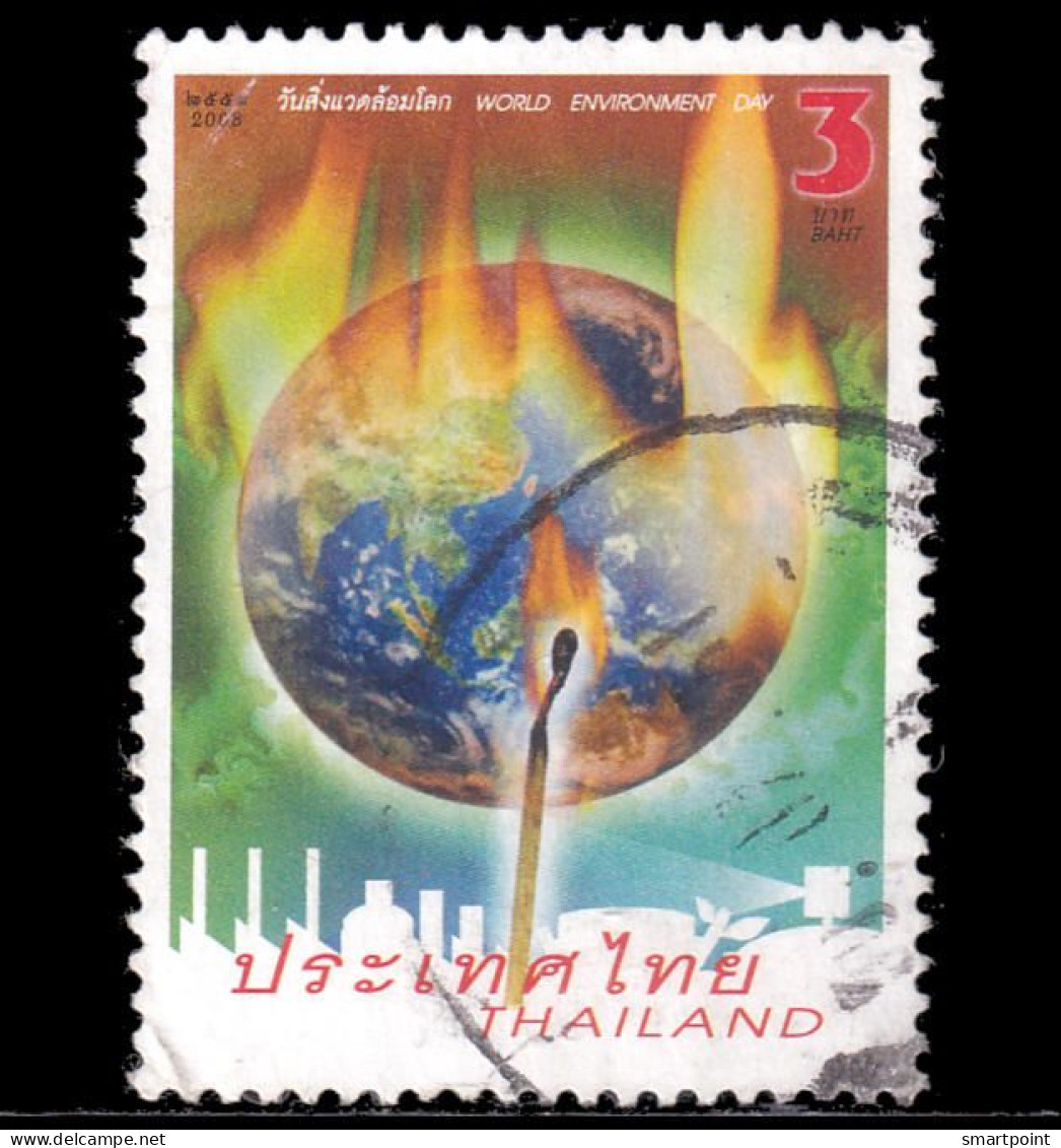 Thailand Stamp 2008 World Environment Day 3 Baht - Used - Tailandia