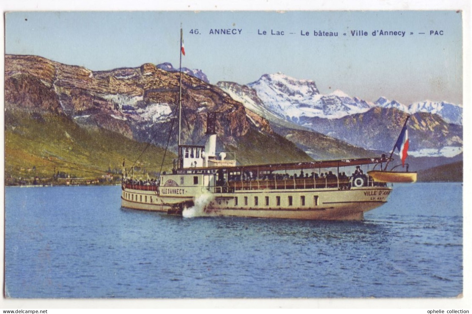 France - 74 -  Annecy - Le Lac - Le Bateau - La Ville - 6798 - Annecy