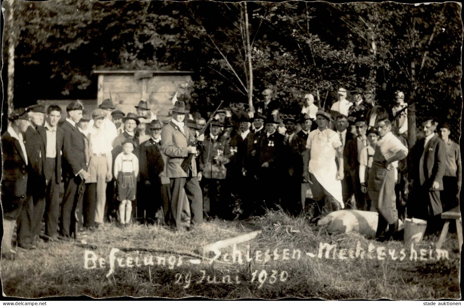 Mechtersheim (6725) Befreiungsschießen 29. Juni 1930 I- - Andere & Zonder Classificatie
