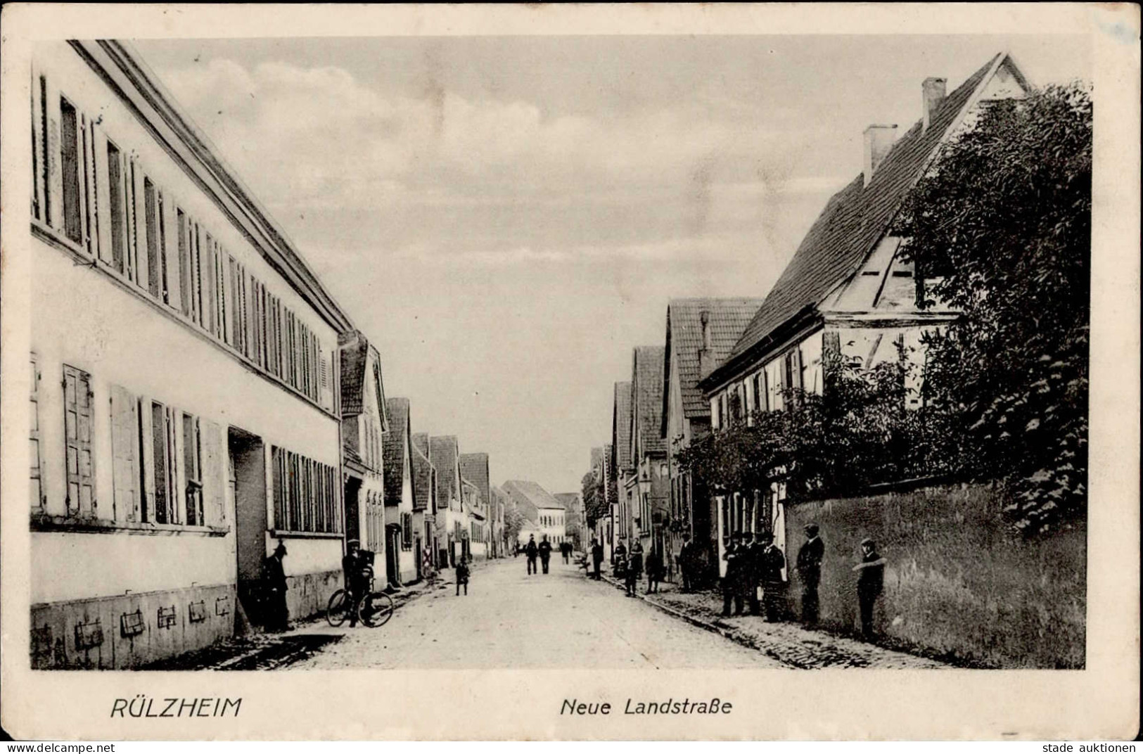 Rülzheim (6729) Neue Landstrasse 1914 II (Stauchungen) - Autres & Non Classés
