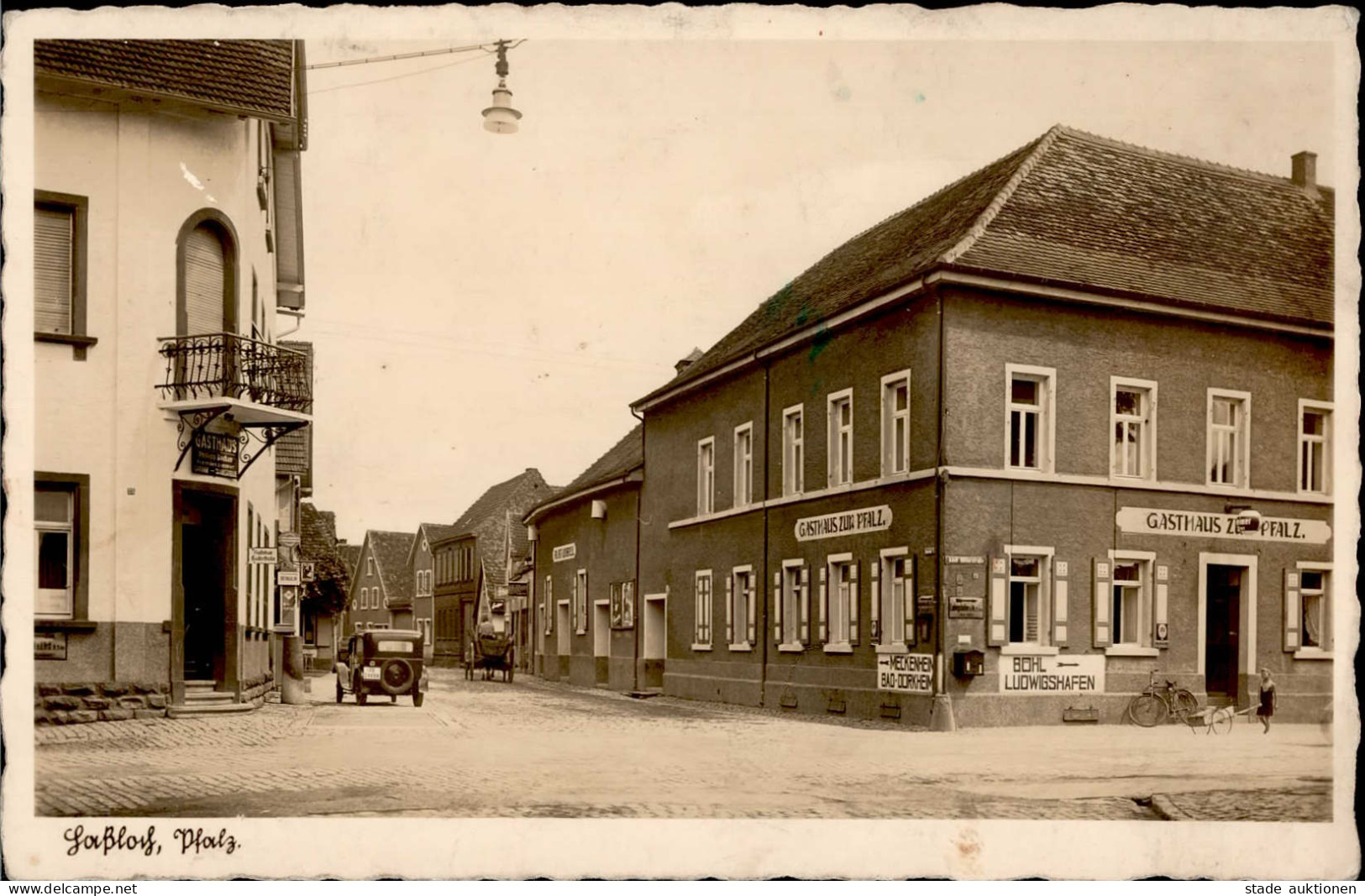 Haßloch (6733) Gasthaus Zur Pfalz Foto-Ak 1943 I-II - Other & Unclassified