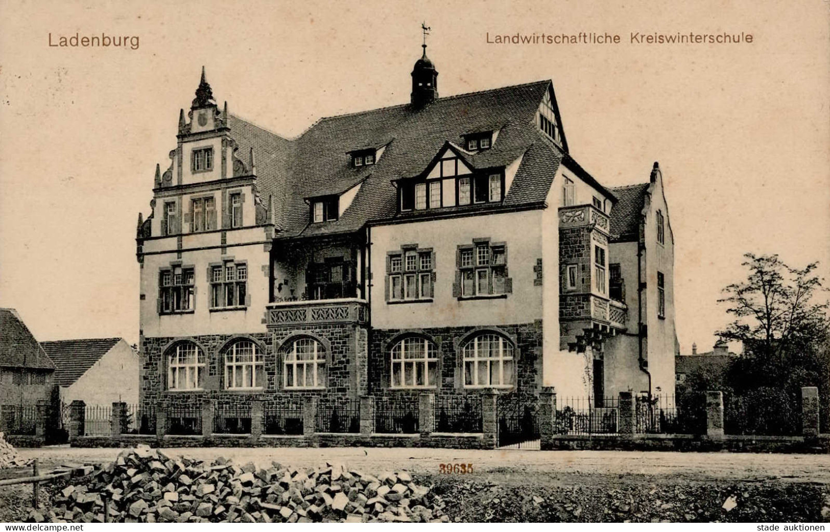 Ladenburg (6802) Landwirtschftliche Kreiswinterschule 1913 I-II - Other & Unclassified