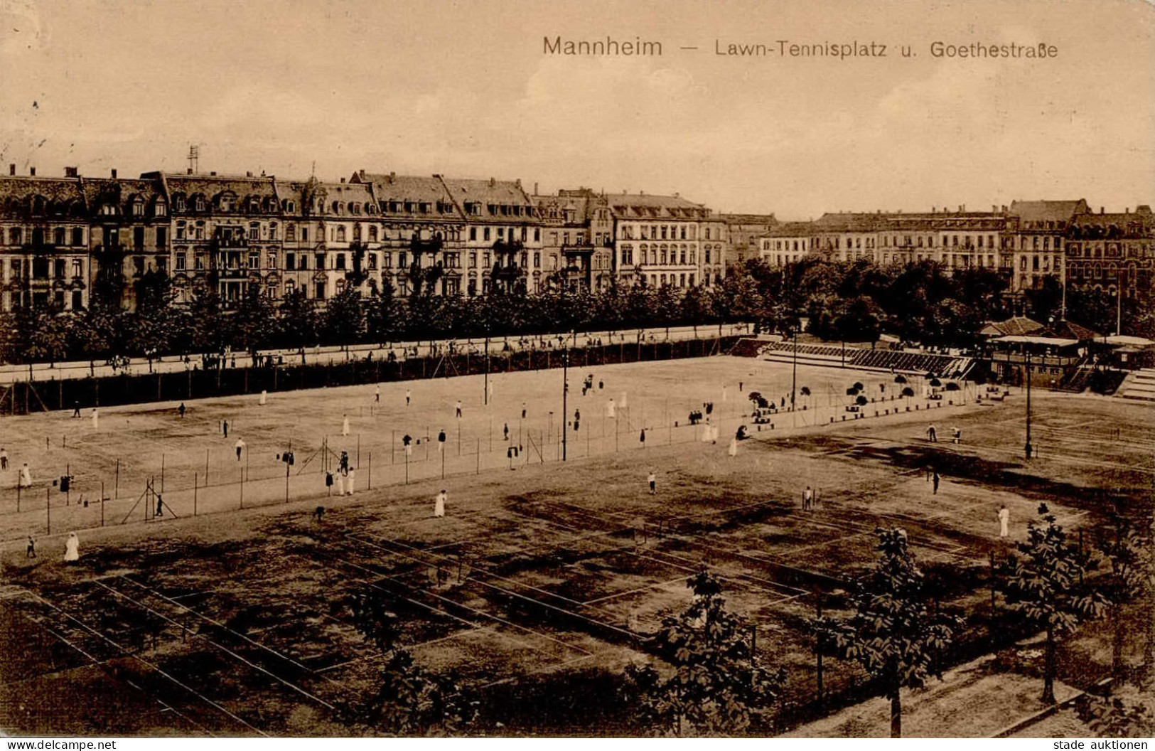 Mannheim (6800) Lawn-Tennisplatz Goethestrasse 1915 I- - Mannheim