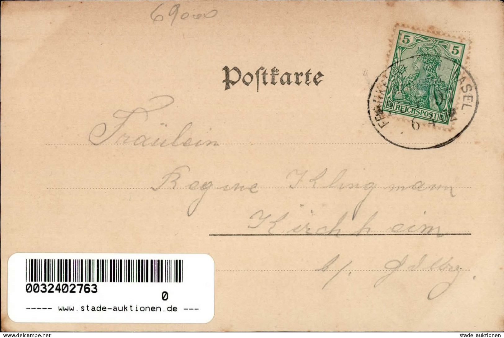 Rohrbach Heidelberg (6900) Gasthaus Wein Bier Heine Klingmann Genesungsheim Schule Kriegerdenkmal 1902 I-II Bière Vigne - Heidelberg