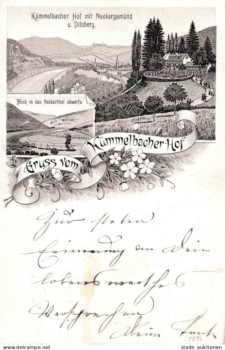 Neckargemünd (6903) Kümmelbacher Hof Vorläufer 1896 II (Stauchung) - Other & Unclassified