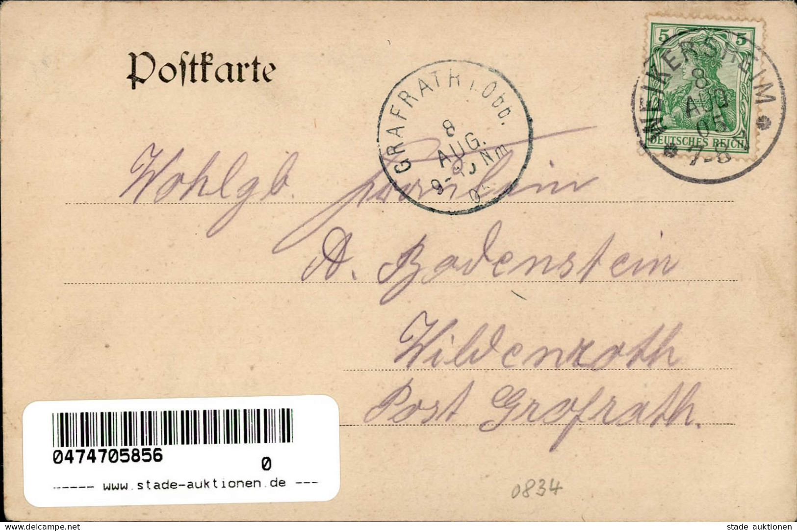 Weikersheim (6992) Zur Erinnerung An Das 75 Jährige Stiftungsfest Der Schützengilde Weikersheim 1905 II (Stauchung) - Other & Unclassified
