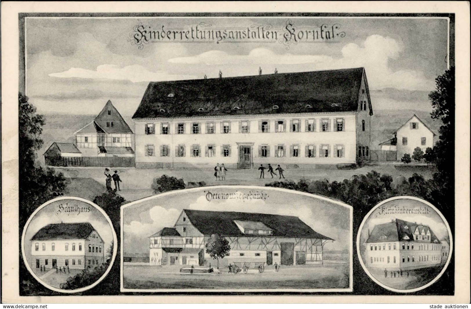 Korntal (7015) Kinderrettungsanstalt Schule Kleinkinderanstalt II (beshnitten) - Autres & Non Classés