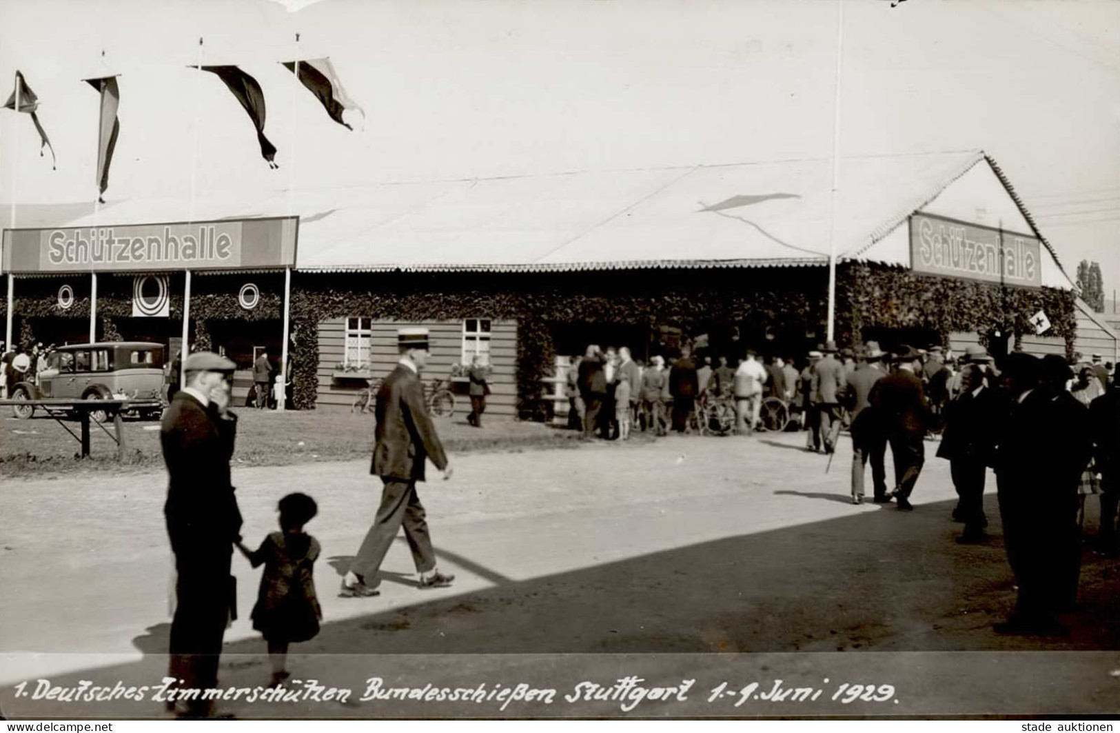 Stuttgart (7000) 1. Deutschen Zimmerschützen Bundesschießen 1. Bis 9. Juni 1929 I - Stuttgart