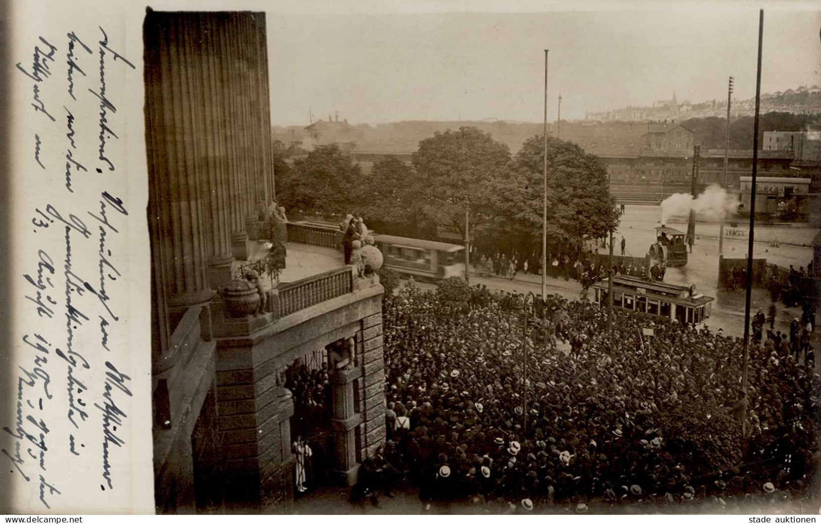 Stuttgart (7000) 13. August 1920 Straßenbahn I - Stuttgart