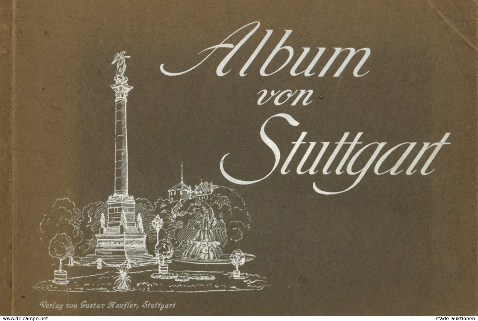 Stuttgart (7000) Album Von Stuttgart, 31 Tafeln Versch. Sehenswürdigkeiten (17,5x12,5 Cm) Auf 28 S., Verlag Kaufler Stut - Stuttgart