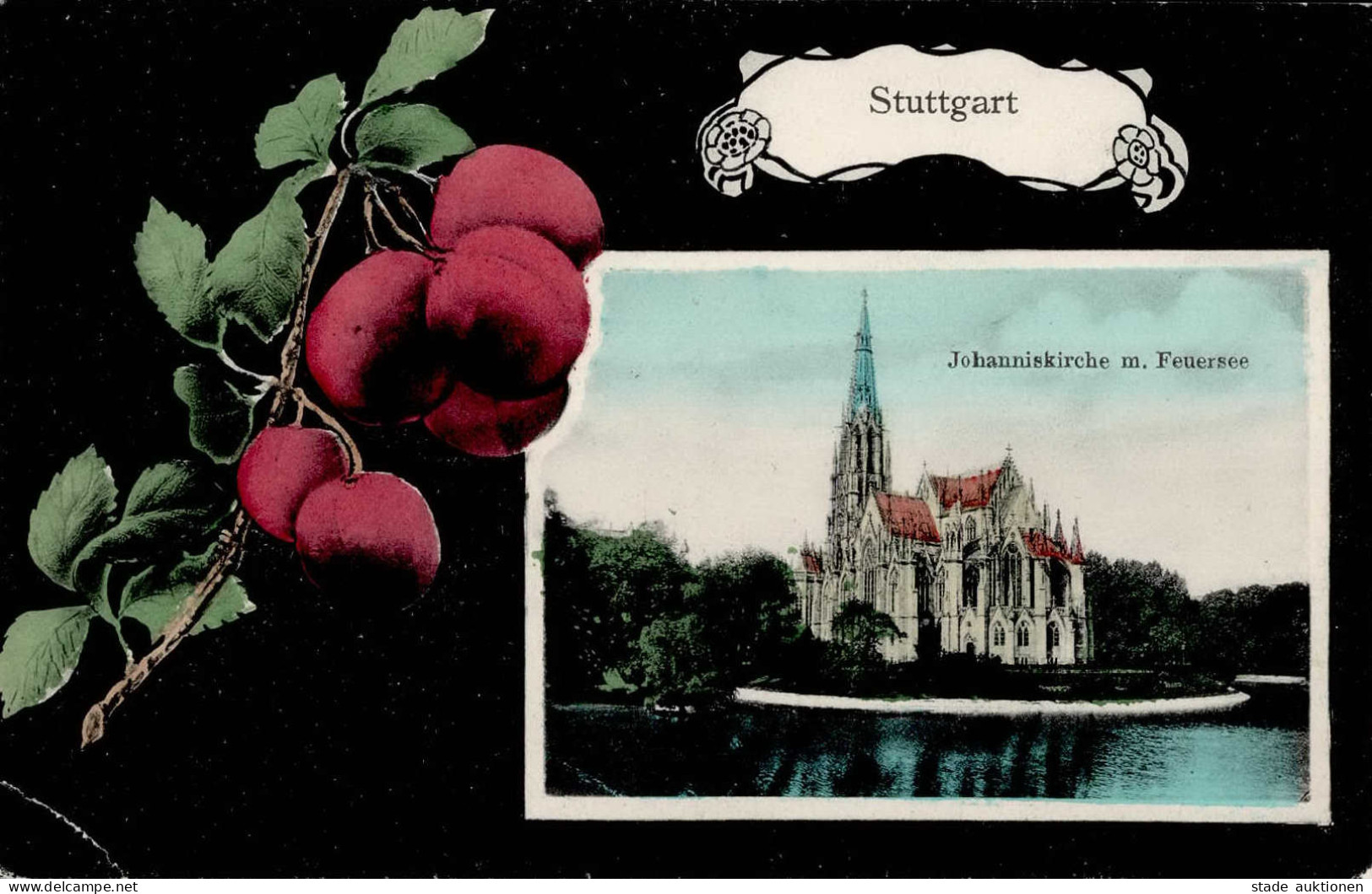 Stuttgart (7000) Johanniskirche 1909 II (Stauchung) - Stuttgart