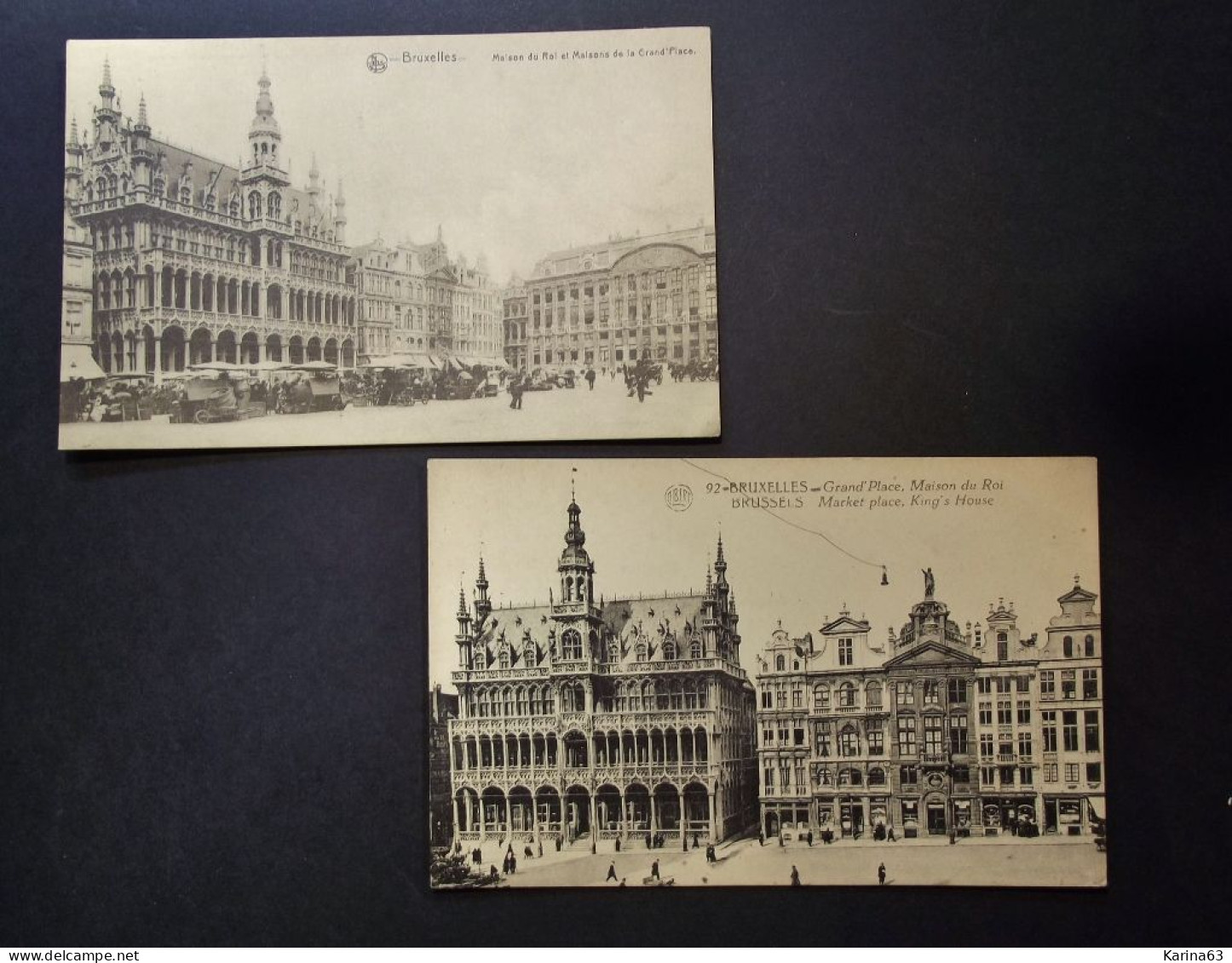 België - Belgique - CPA  - Brussel  Bruxelles - Maison Du Roi Et Maisons De La Grand' Place - Used Cards 1924 - Monumenten, Gebouwen