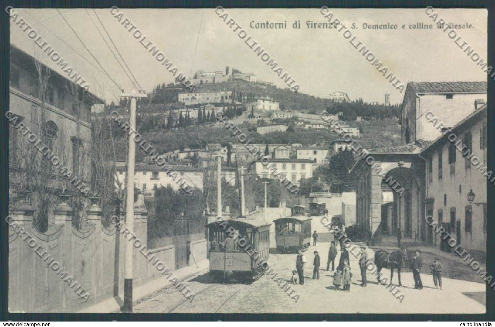 Firenze Fiesole Tram Cartolina ZB4764 - Firenze (Florence)