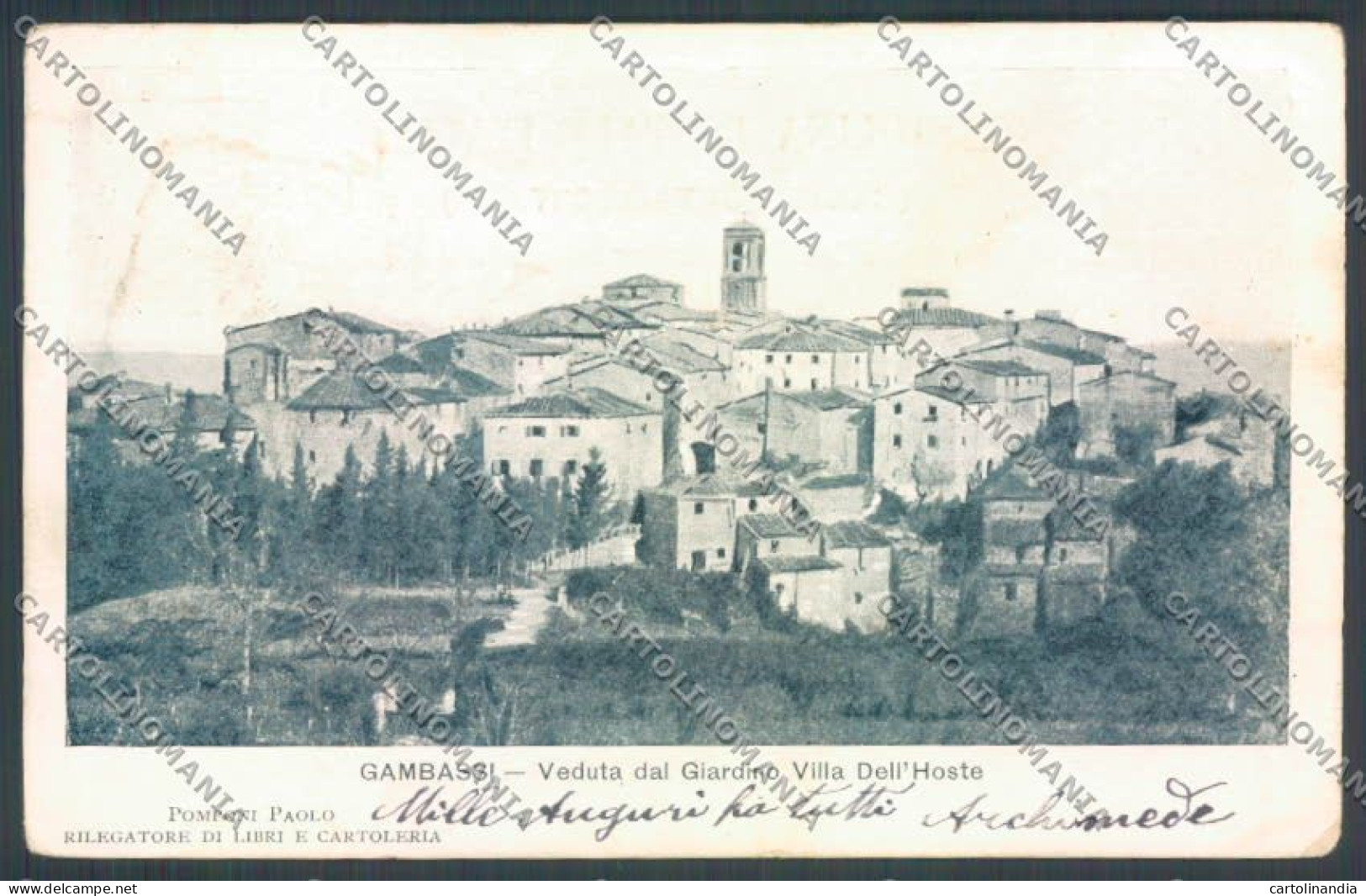 Firenze Gambassi Cartolina ZB4962 - Firenze (Florence)