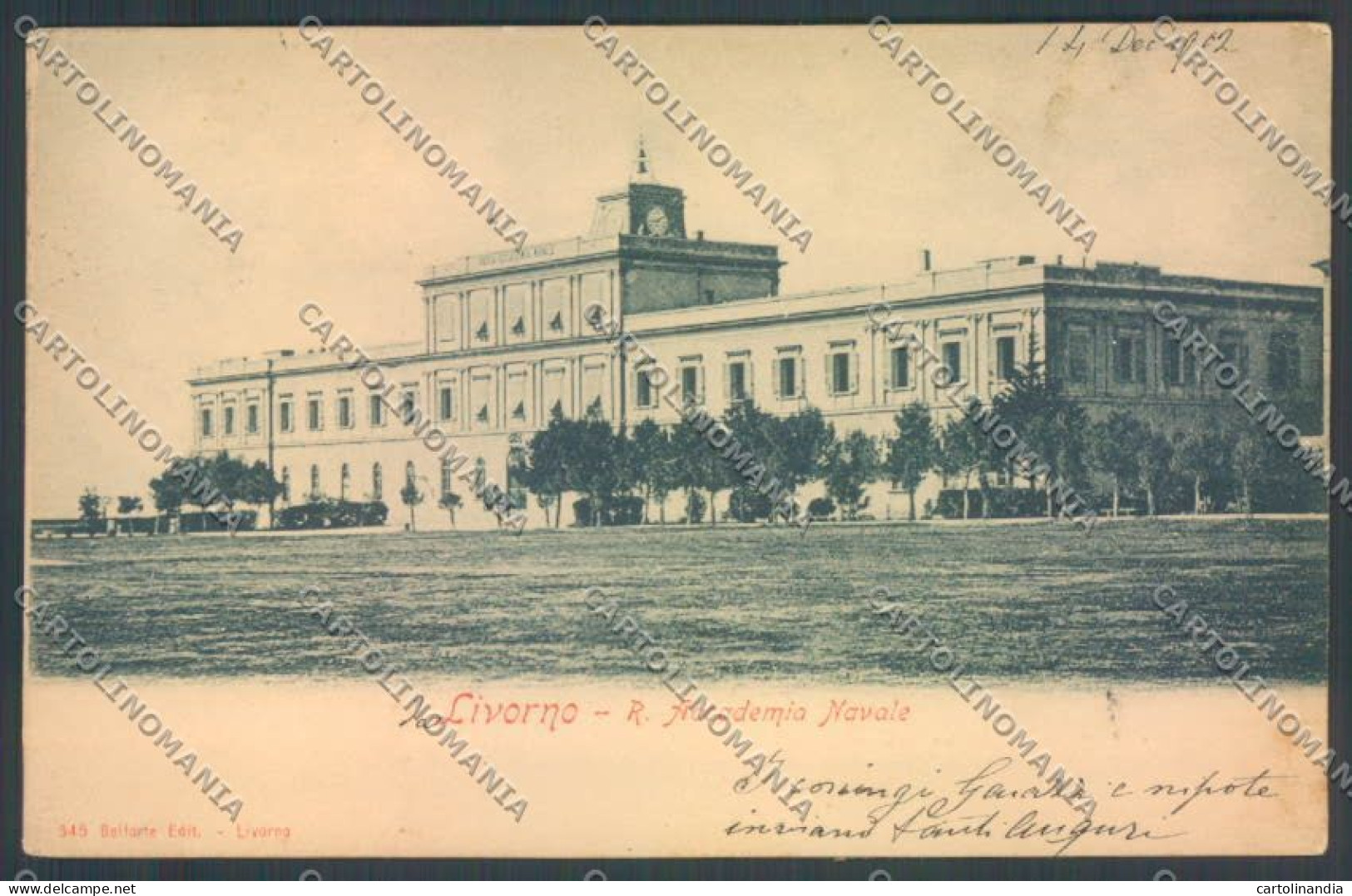 Livorno Città Accademia Navale Cartolina ZB4982 - Livorno