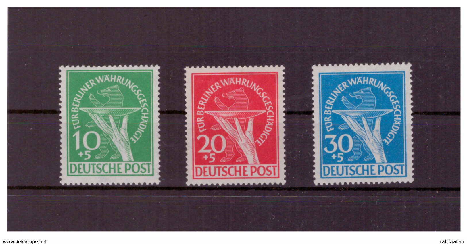 Berlin Mi 68 - 70 **  Postfrisch ,  Prüfgarantie  ,  Einwandfrei - Unused Stamps