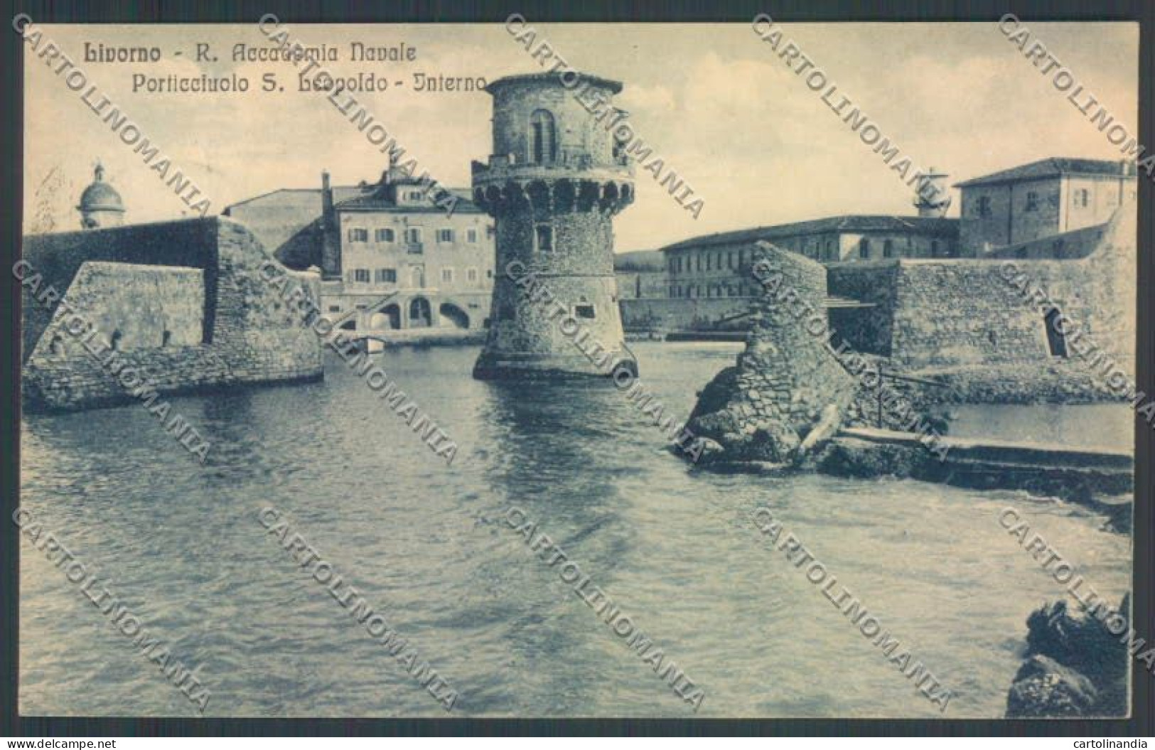 Livorno Città Accademia Navale Cartolina ZB5011 - Livorno