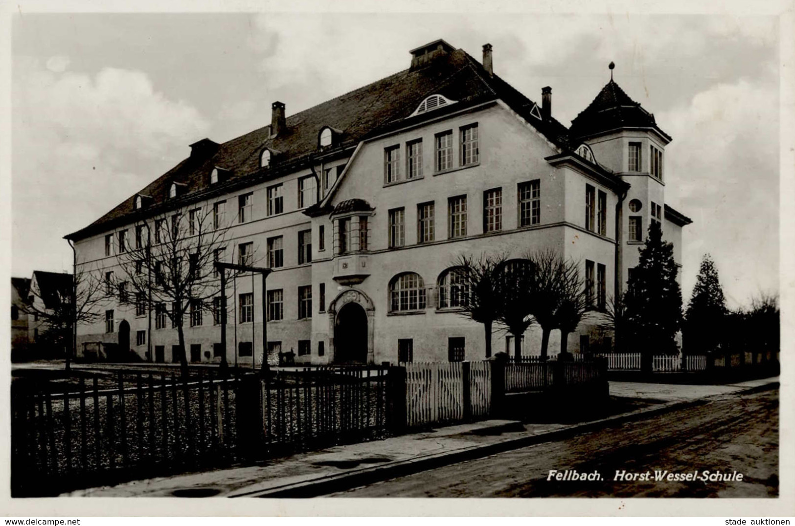 Fellbach (7012) Horst-Wessel- Schule I-II (RS Leicht Fleckig) - Stuttgart