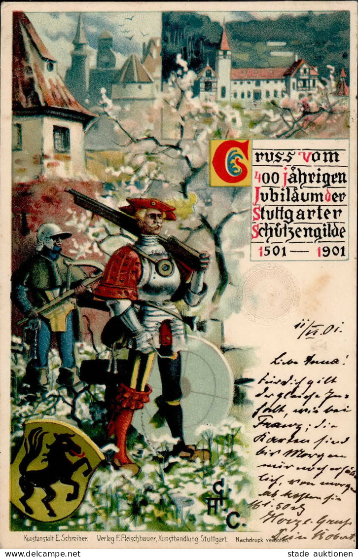 Stuttgart (7000) 400 Jähriges Jubiläum Der Stuttgarter Schützengilde 1901 I - Stuttgart