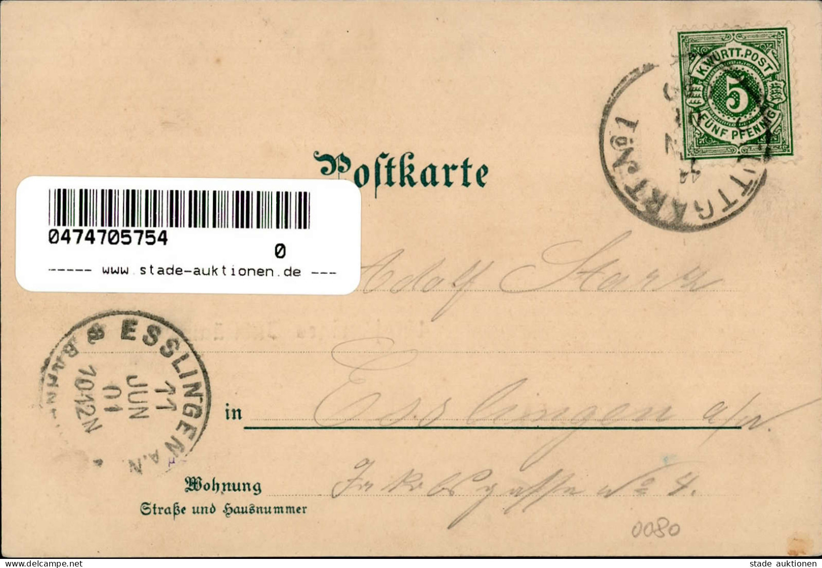 Stuttgart (7000) 400 Jähriges Jubiläum Vom Schützenhaus Stuttgart 1901 I - Stuttgart