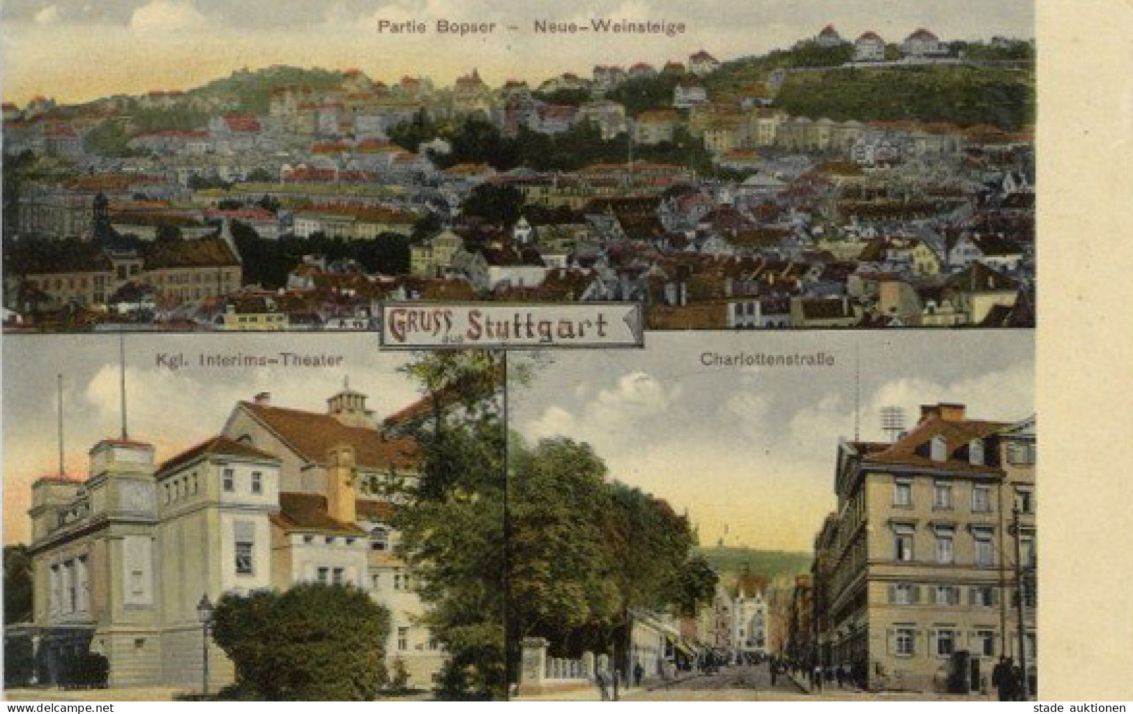 Stuttgart (7000) Charlottenstrasse 1912 I- - Stuttgart