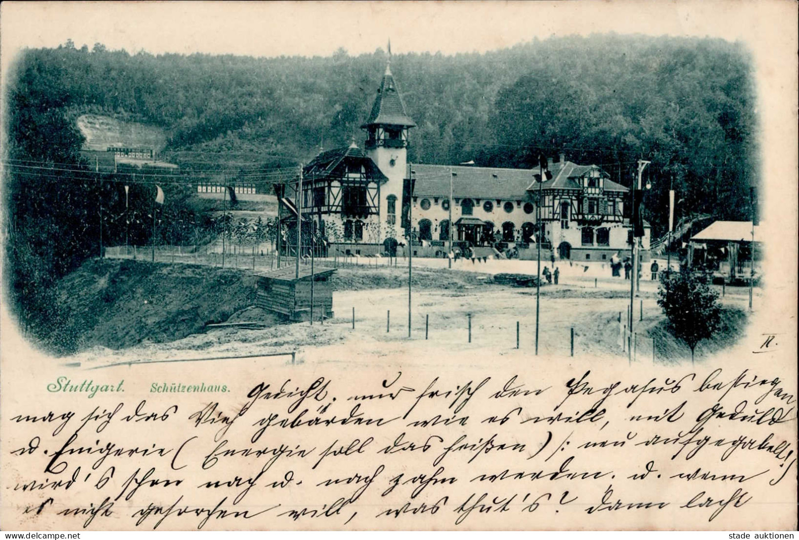 Stuttgart (7000) Schützenhaus 1898 I- - Stuttgart