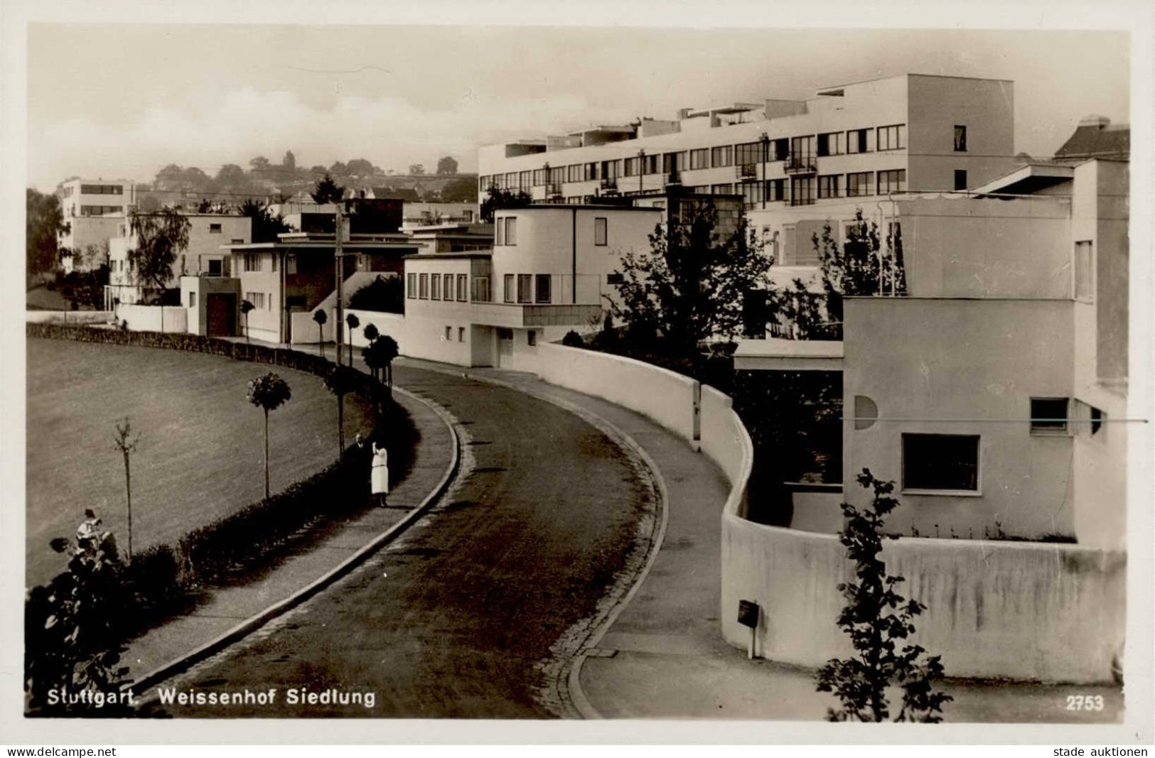 Stuttgart (7000) Weissenhof Siedlung Foto-Ak I- - Stuttgart