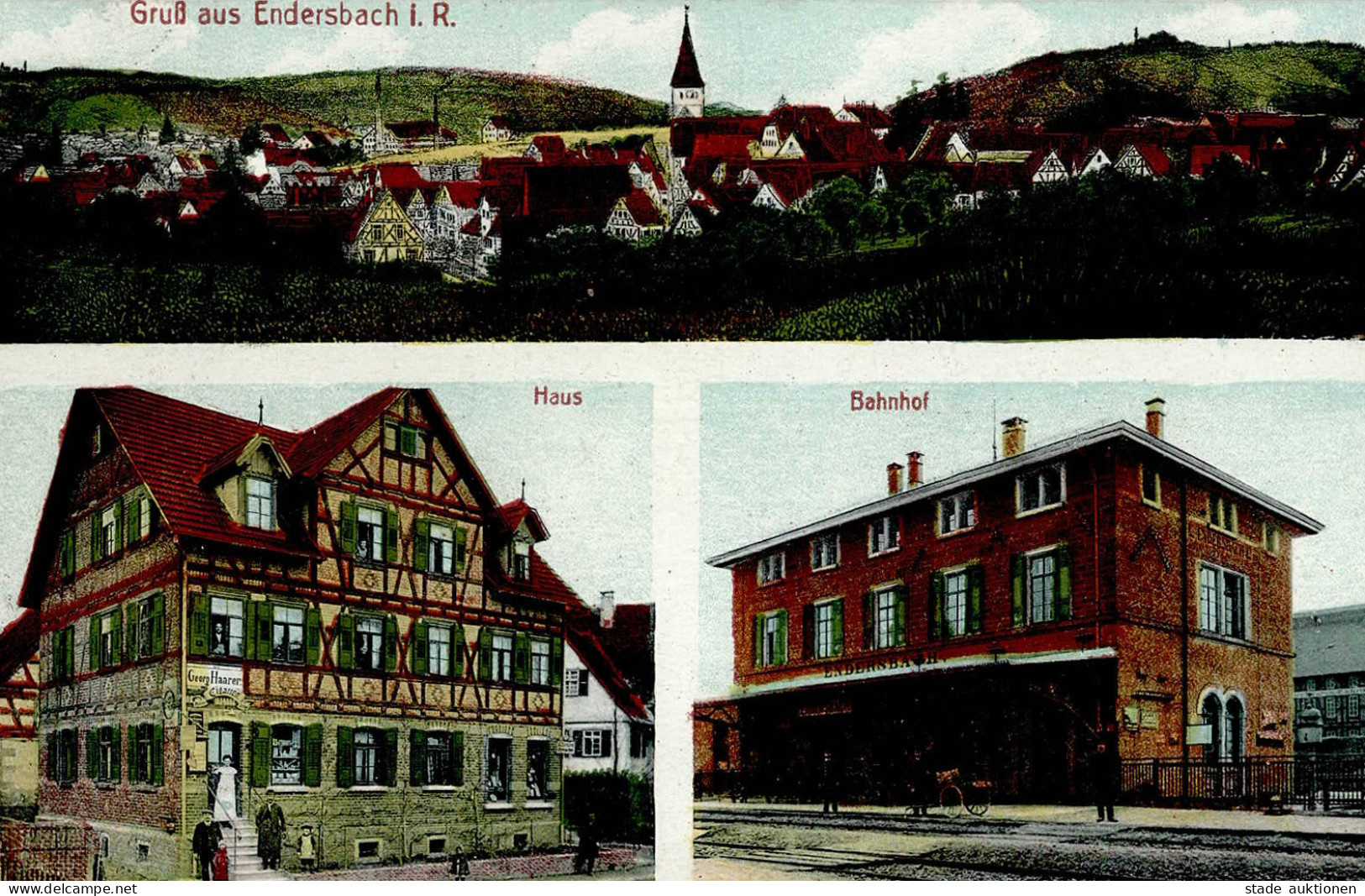 Endersbach (7056) Bahnhof Gasthaus Haarer I - Sonstige & Ohne Zuordnung