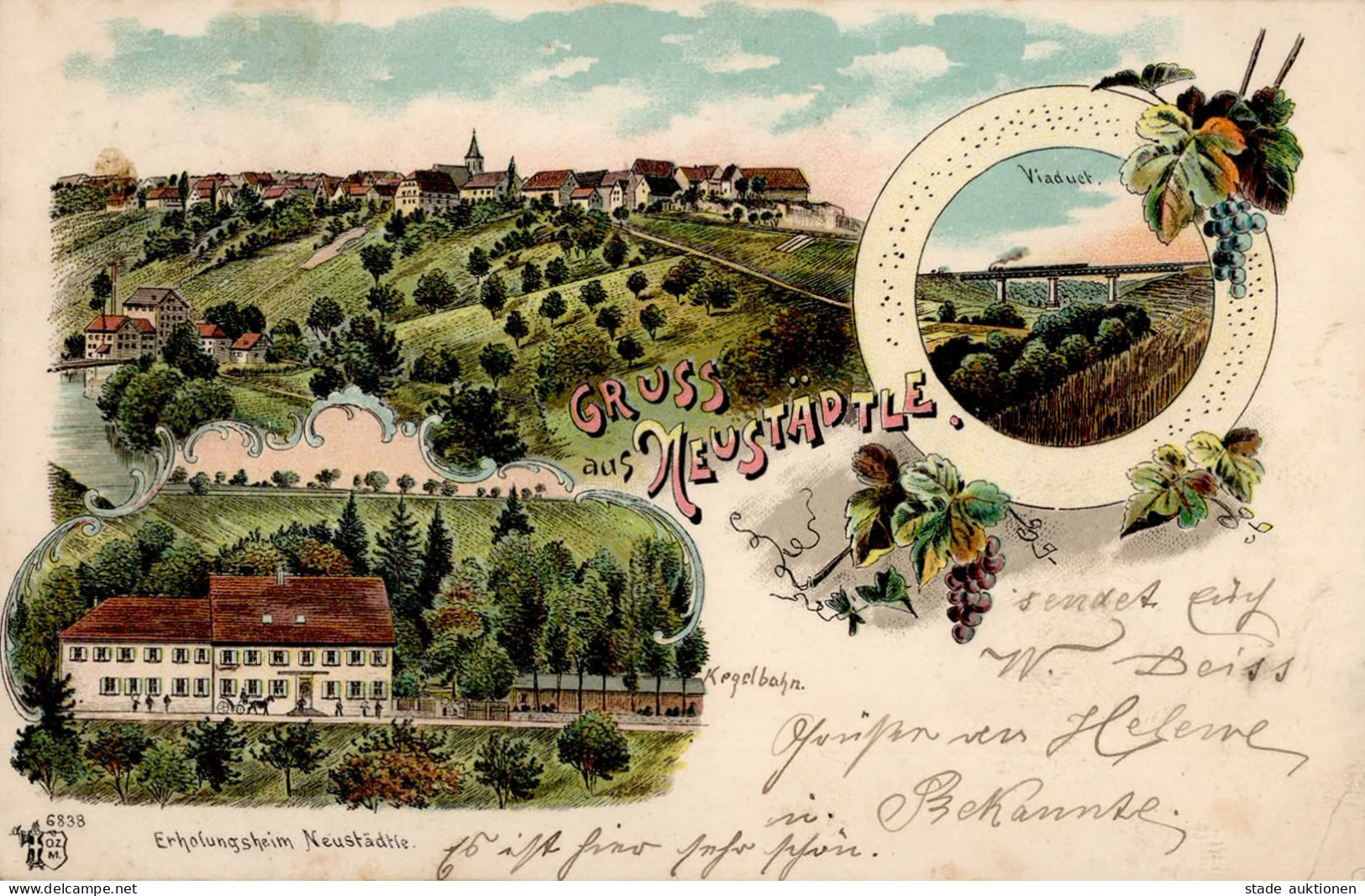 Neustadt (7050) Sanatorium Eisenbahn 1899 II (Stauchung) Chemin De Fer - Other & Unclassified