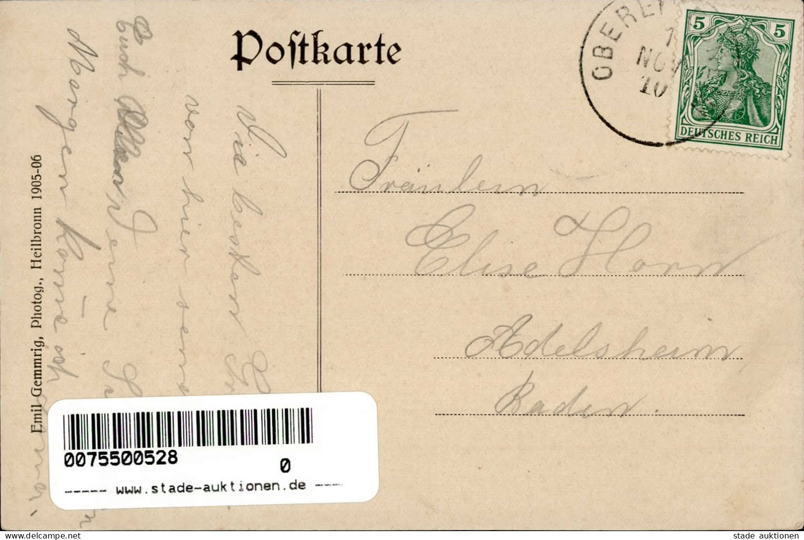 Obereisesheim (7107) Gasthaus Zum Rössle 1910 II (Stauchung) - Andere & Zonder Classificatie