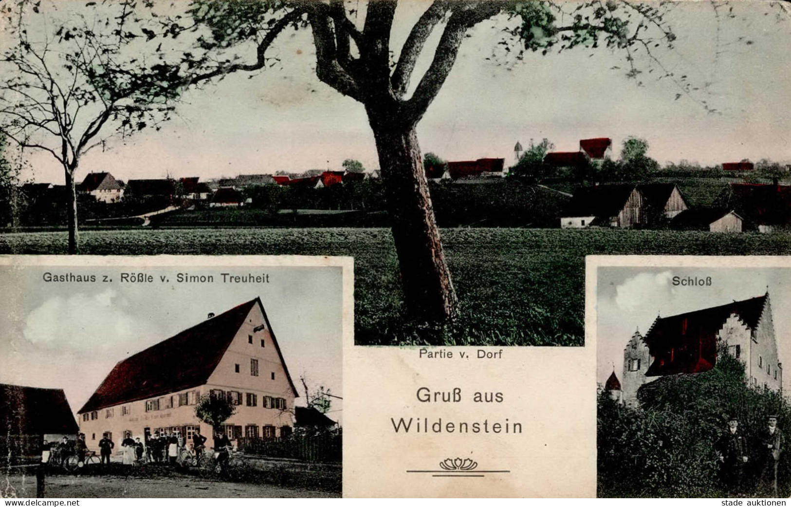 Wildenstein (7188) Gasthaus Zum Rössle II (Stauchung, Ecken Abgestoßen) - Autres & Non Classés